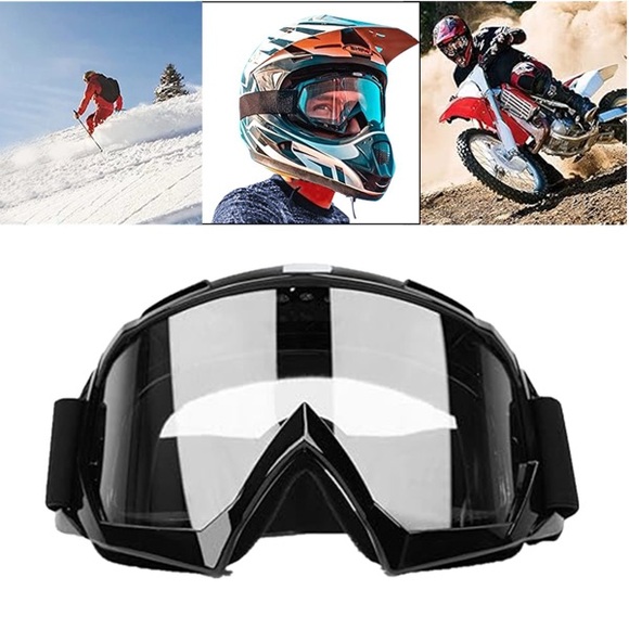 Black Motorcycle Goggles - Picture 8 of 11